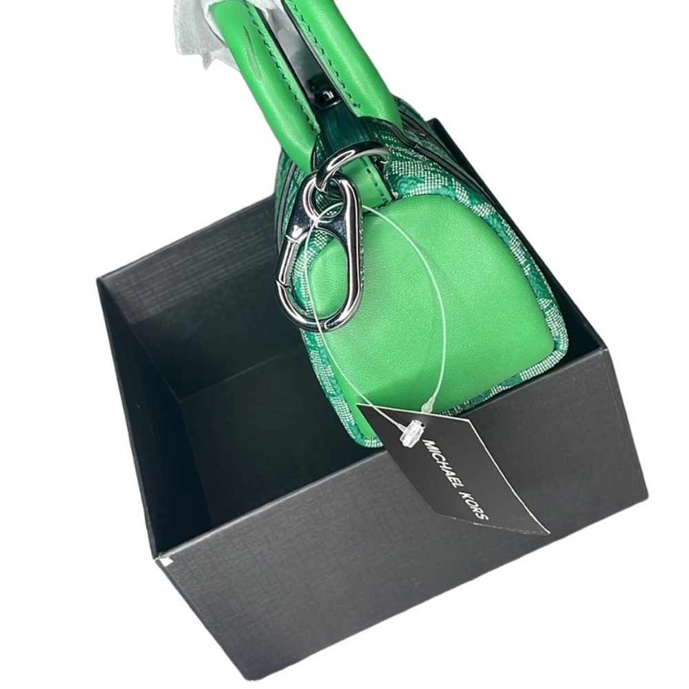 NWT 💚 MINI Michael Kors KEY FOB -Coin/ipod/card holder bag NIB - Picture 3 of 6